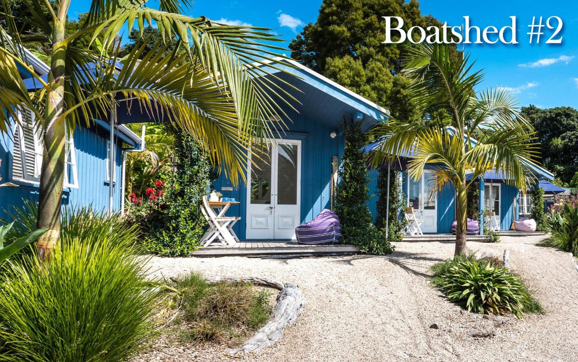 Apartamento Boatsheds On The Bay, Waiheke Island Ostend Habitación foto